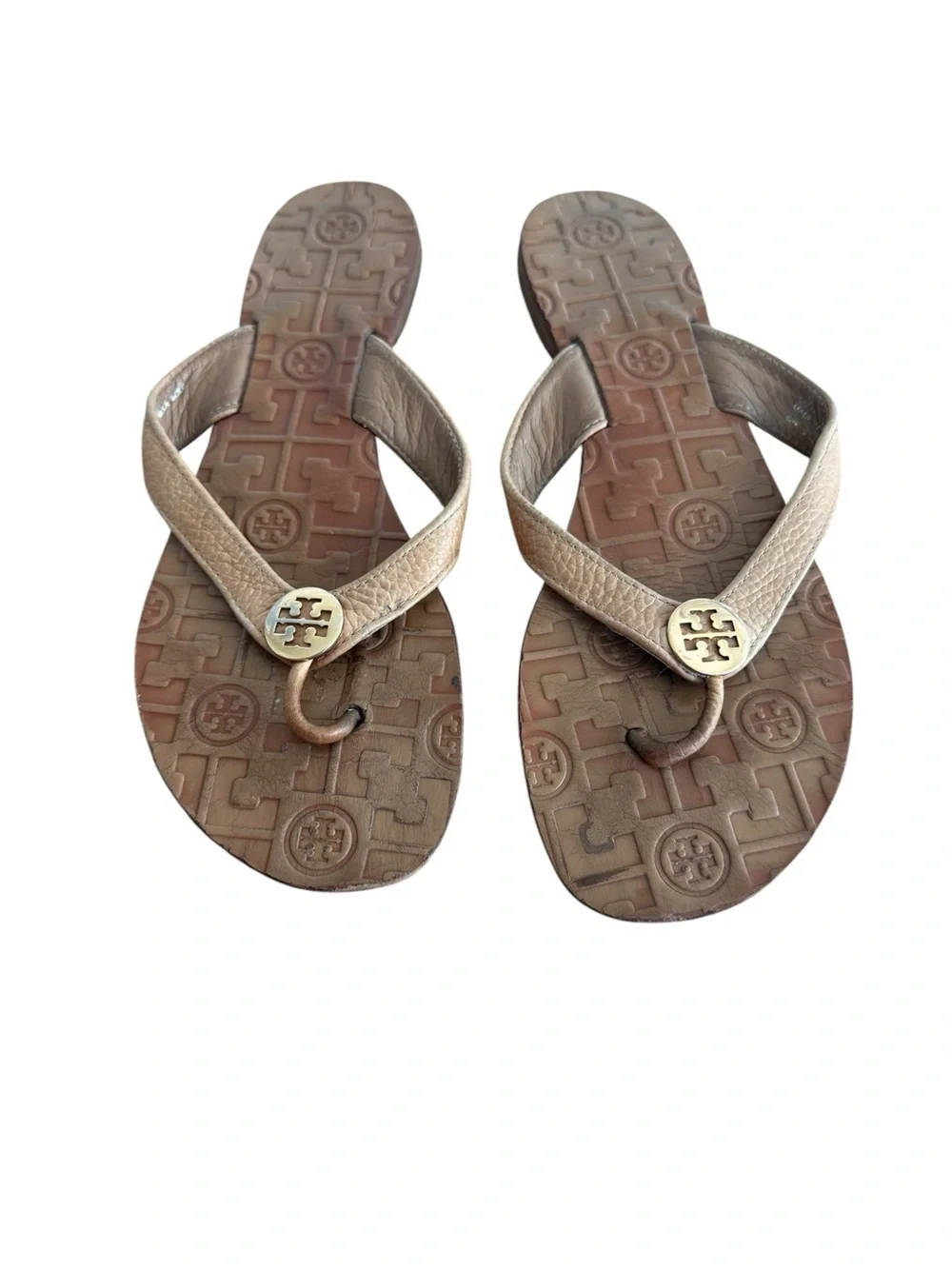 Tory Burch Leather Brown Sandals